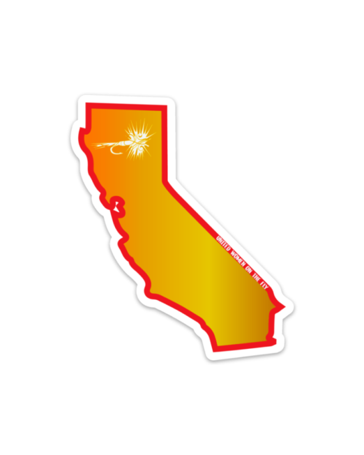 California United Women on the Fly Sticker