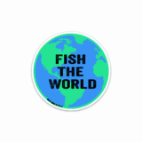 Fish the World Sticker