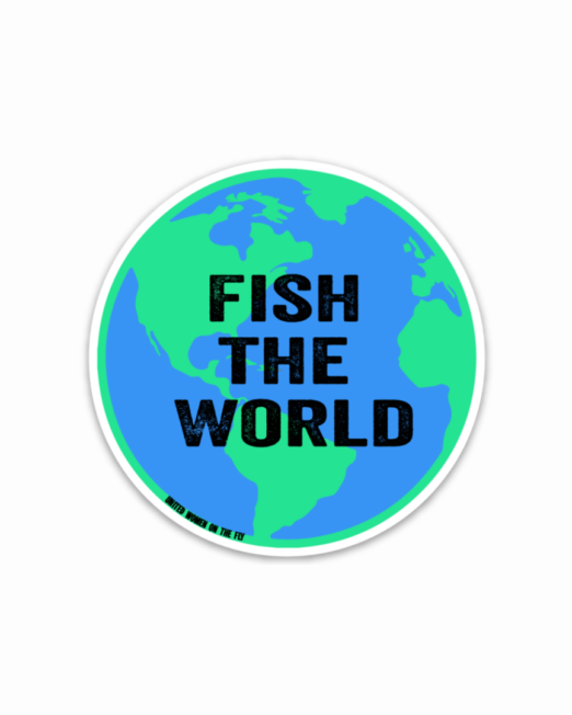 Fish the World Sticker
