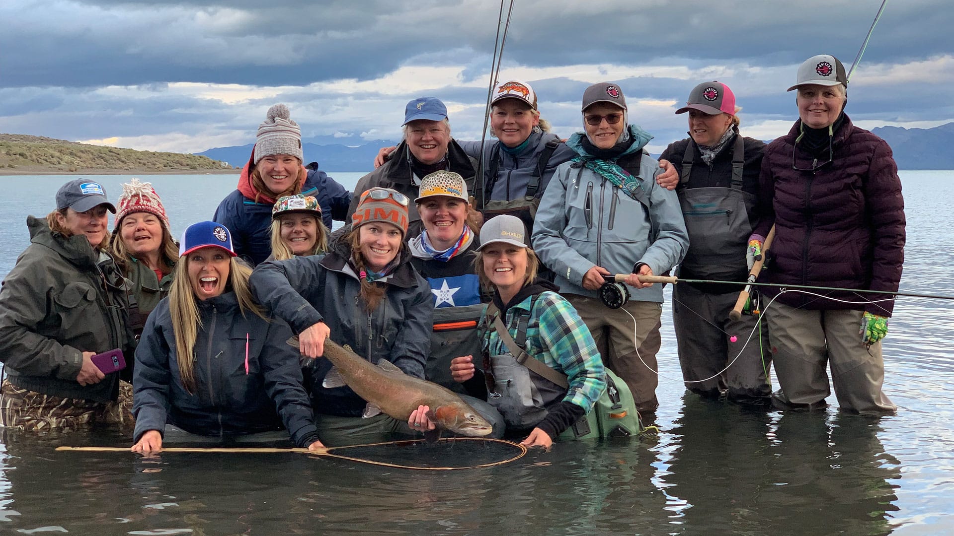 UWOTF ladies at Pyramid Lake 2019