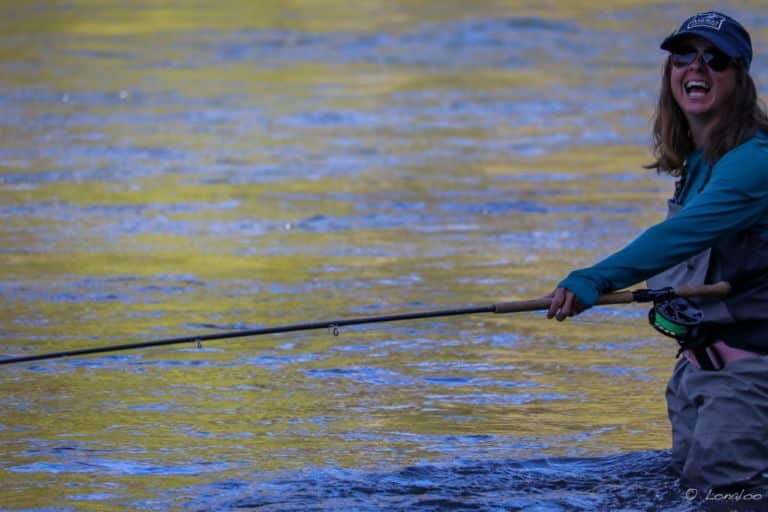 Rachel Andras Spey Fishing Tips - Kalona Smiles Shot