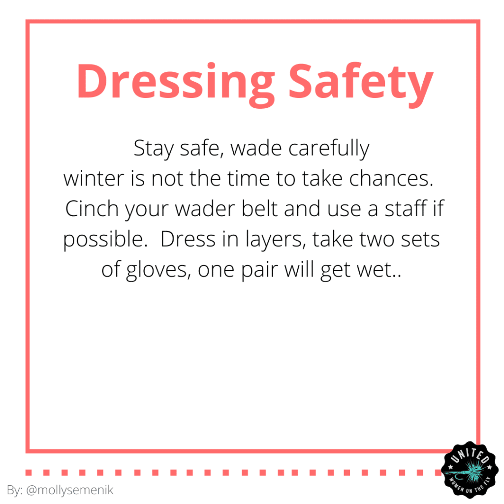 Tips for Winter Trout Fishing by Molly Semenik