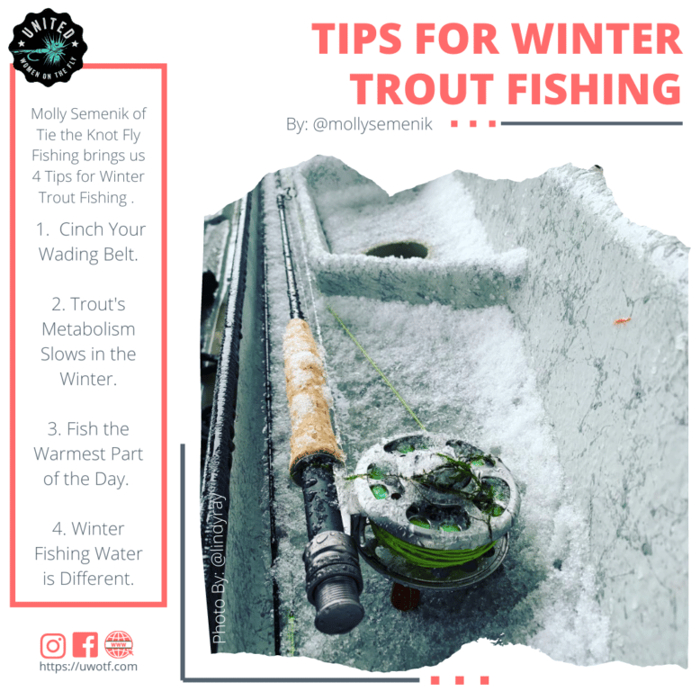 Tips for Winter Trout Fishing - Molly Semenik