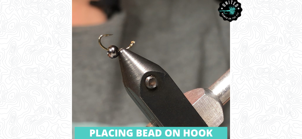 Placing Bead on Hook - Fly Tying - Featured Image 1200 x 628