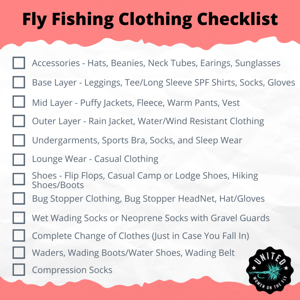 Fly Fishing Checklist United Women on the Fly