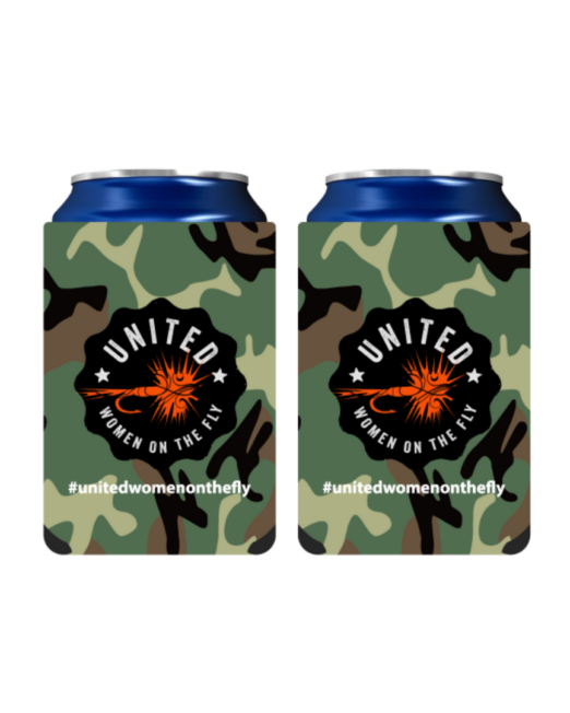 12oz Fancy Edge Camo Koozie