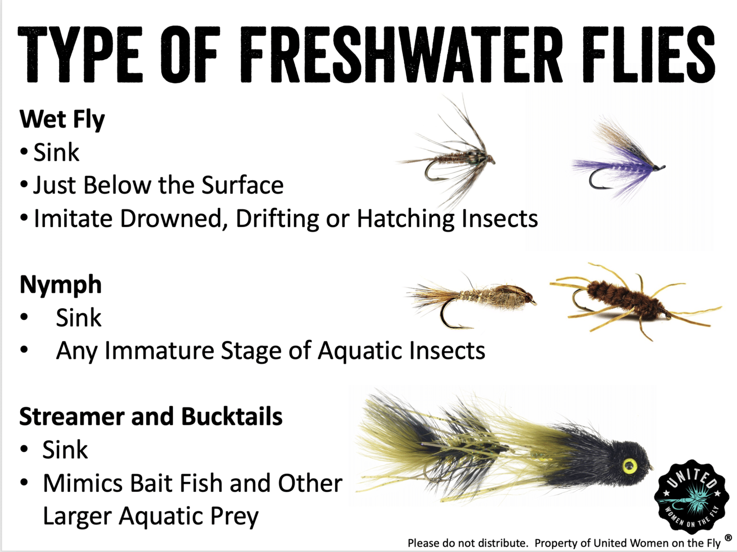 Fly FIshing 101: Introduction to Freshwater Flies - United Women on the Fly