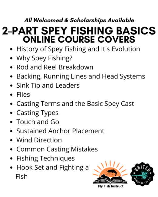 Spey Fishing Basics - Recorded Online Course Description with Fly Fish Instruct