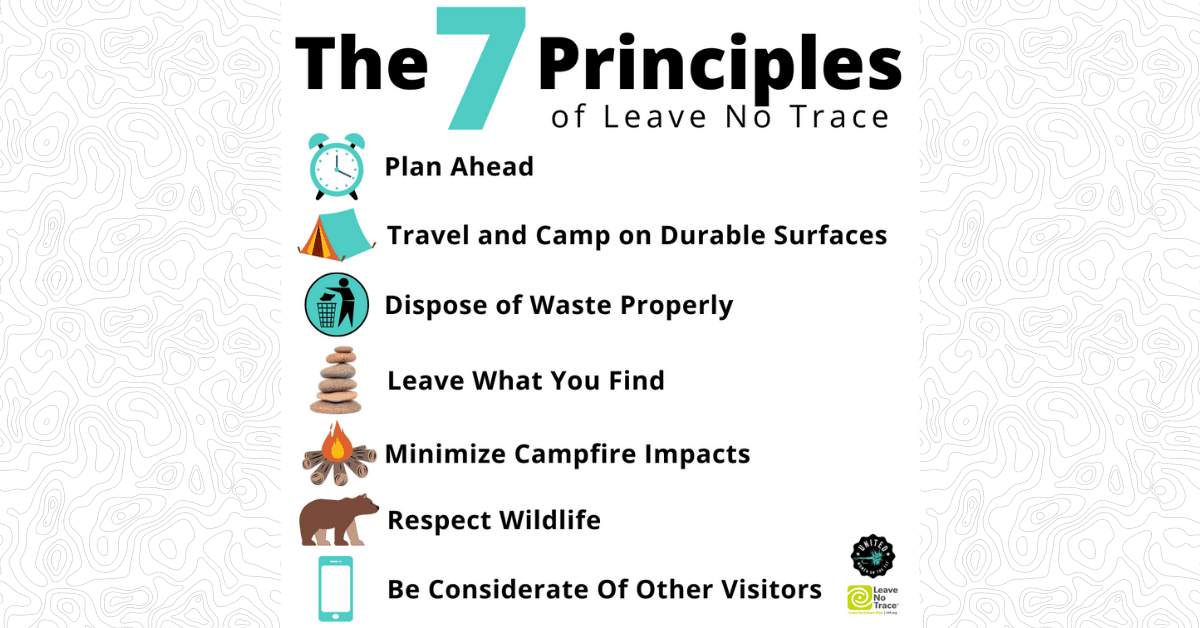 Leave No Trace Seven Principles United Women On The Fly 