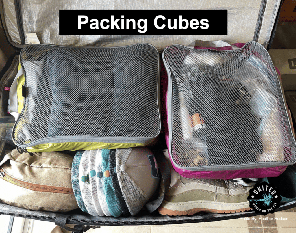 Packing Cubes for Fly Fishing Travel