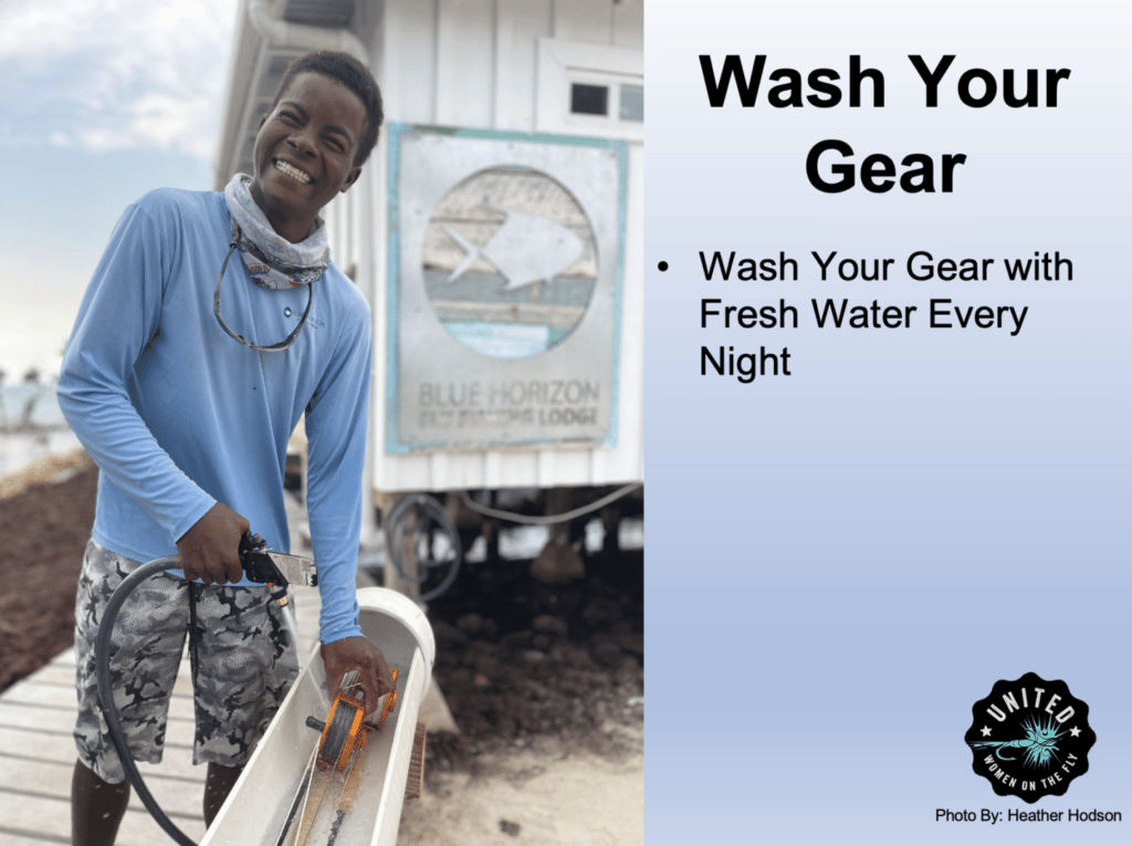 Wash Your Saltwater Gear