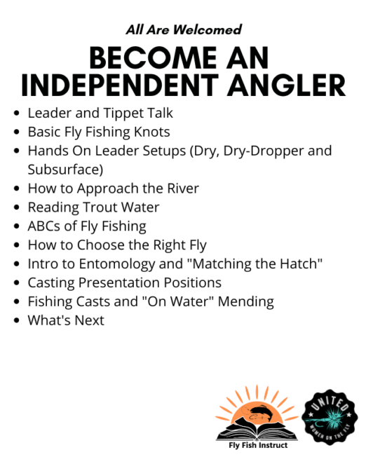 Become an Independent Angler Product Description