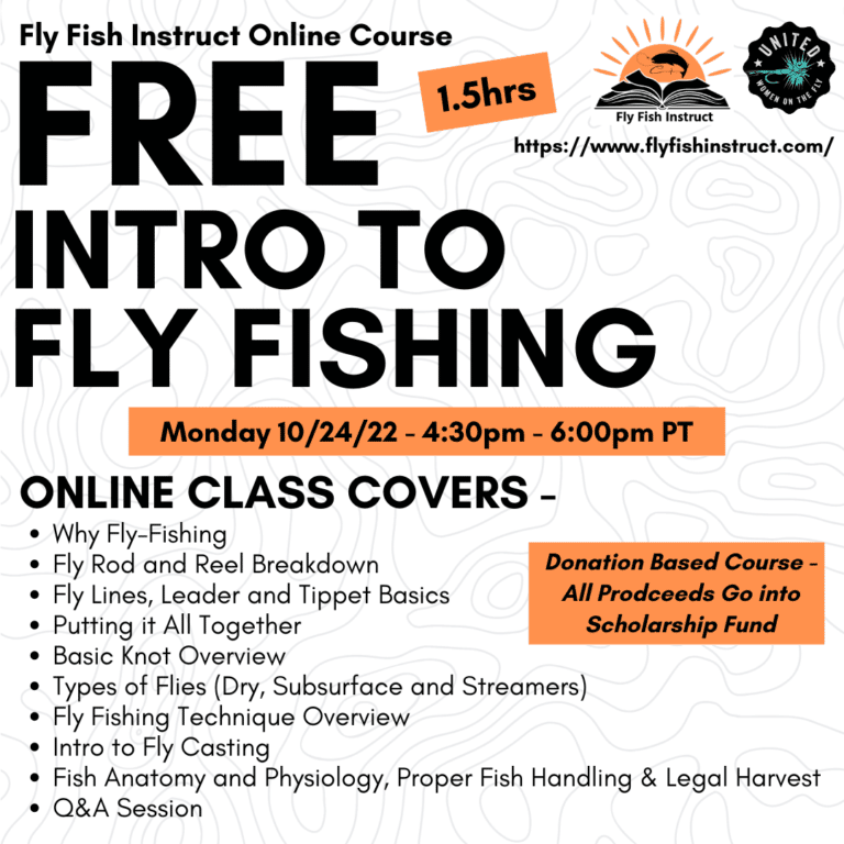 Intro to Fly Fishing - Free Fly Fish Instruct Online Course - 10-24-22