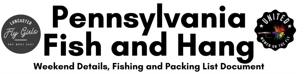 Pennsylvania Fish and Hang Weekend Document Banner1